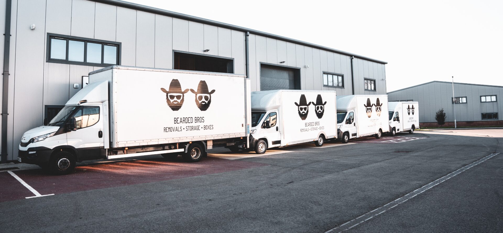 Bearded Bros Luton removal van for house moves in Southwick BN41