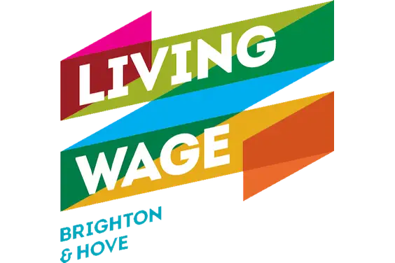 Brighton & Hove Living Wage employer logo, Bearded Bros Removals