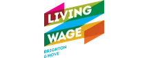 Brighton & Hove Living Wage employer logo, Bearded Bros Removals